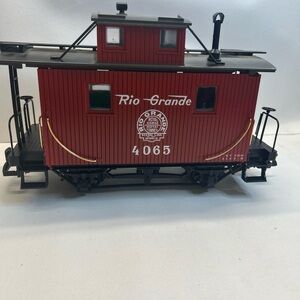 LGB Rio Grande Caboose 4065 red cupola caboose from the manufacturer Lehmann